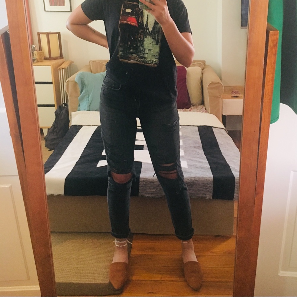 Destroyed Black Mom Jean